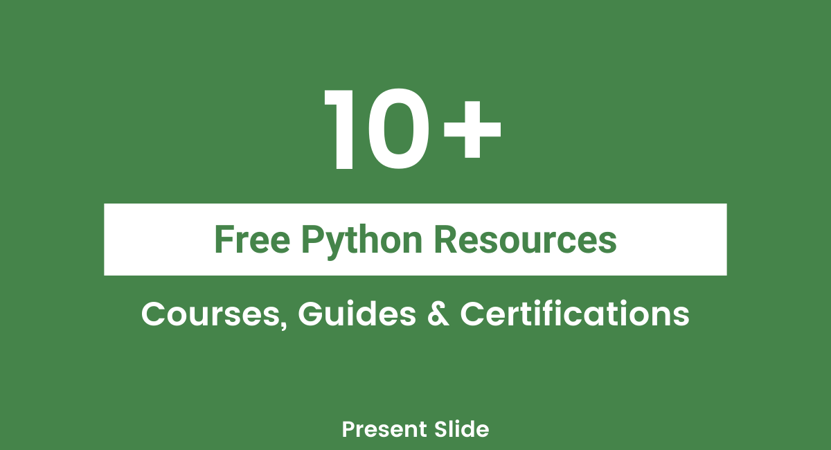 Free Python Courses & Certifications