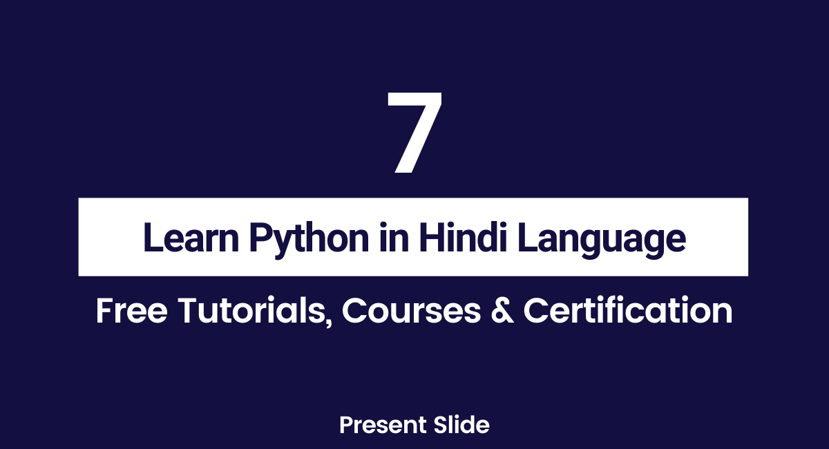 Python Tutorials in Hindi